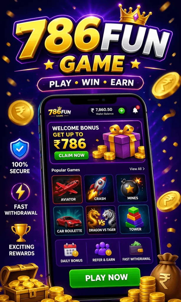 786Fun Game Download – Top Real Money App in Pakistan 2026 1 786FUN GAME DOWNLOAD AND WIN REWARDS